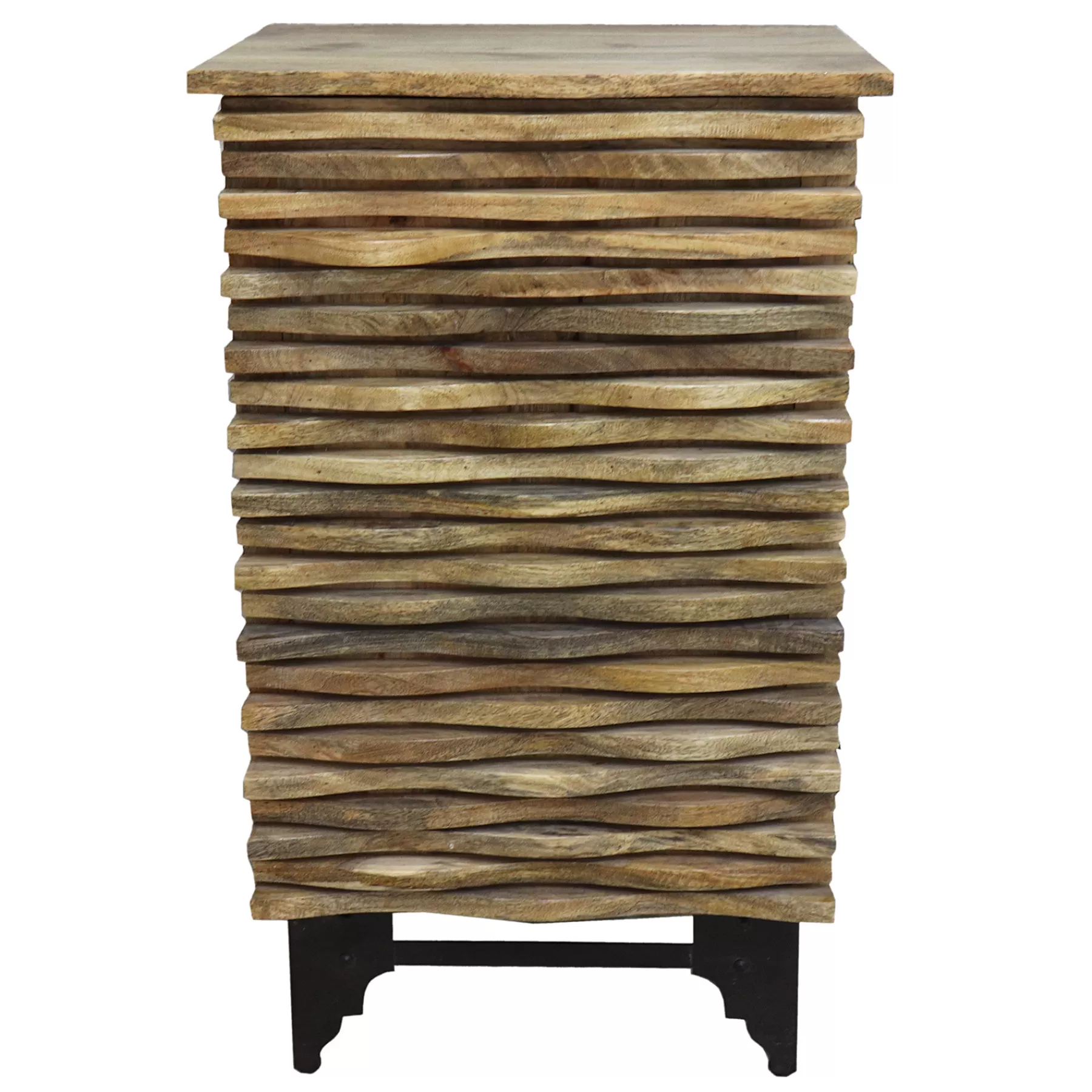 1-Door Wave Wood Cabinet Fashion^* Online