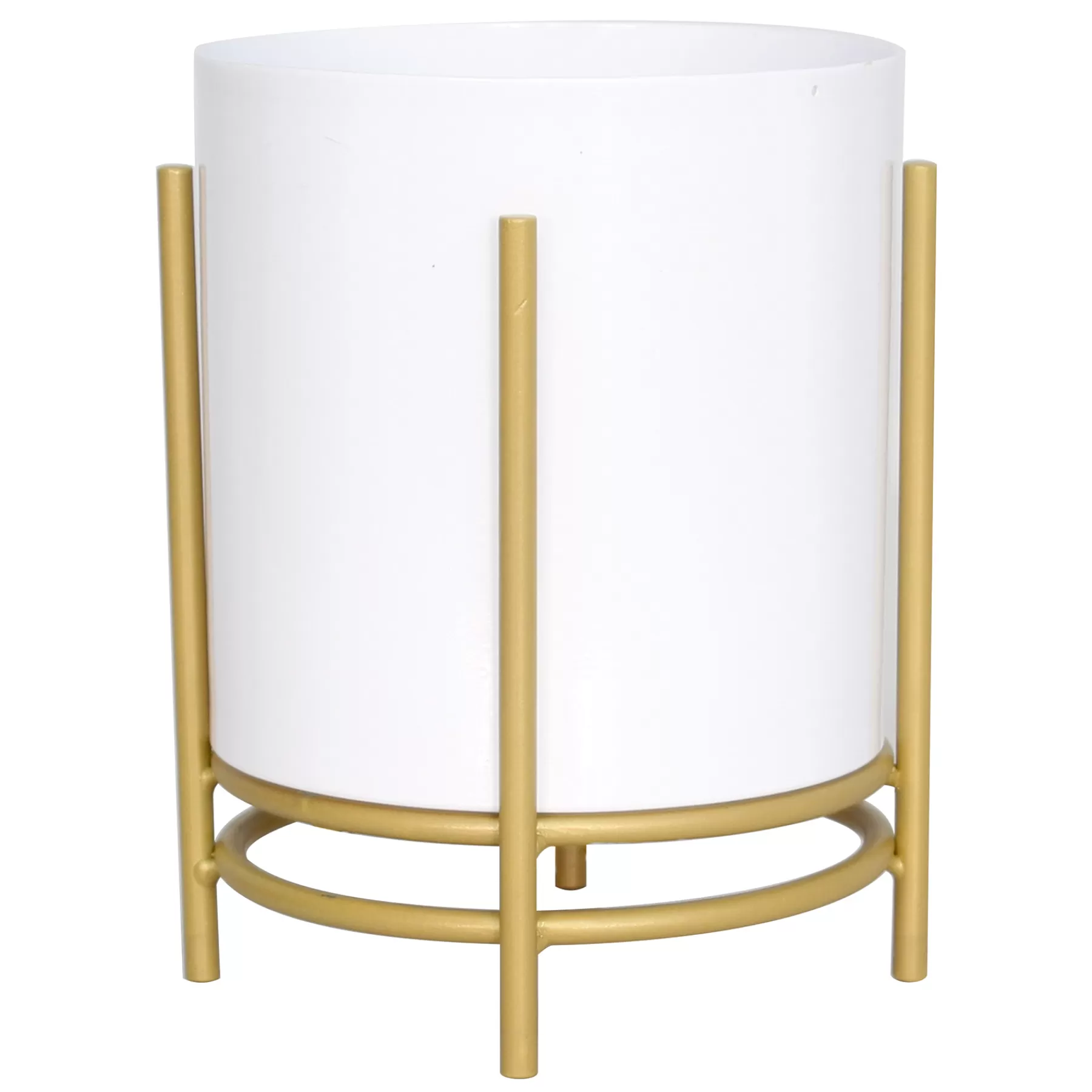 9.5In Metal Planter Stand White Clearance^* Discount