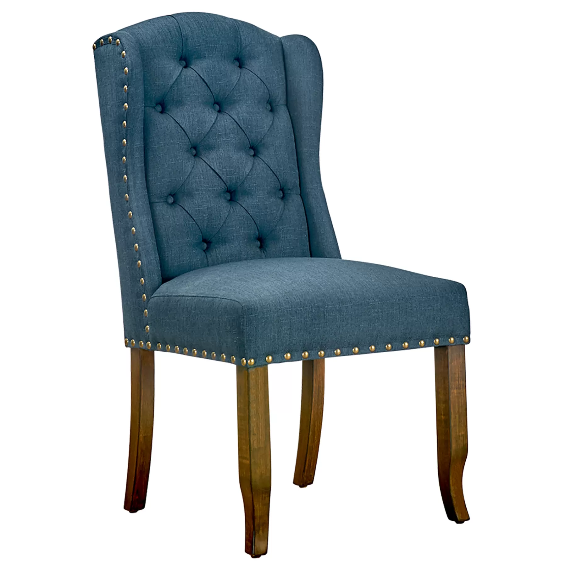 Aahmad Iii Azure Wingback Dining Chair Discount^* Discount