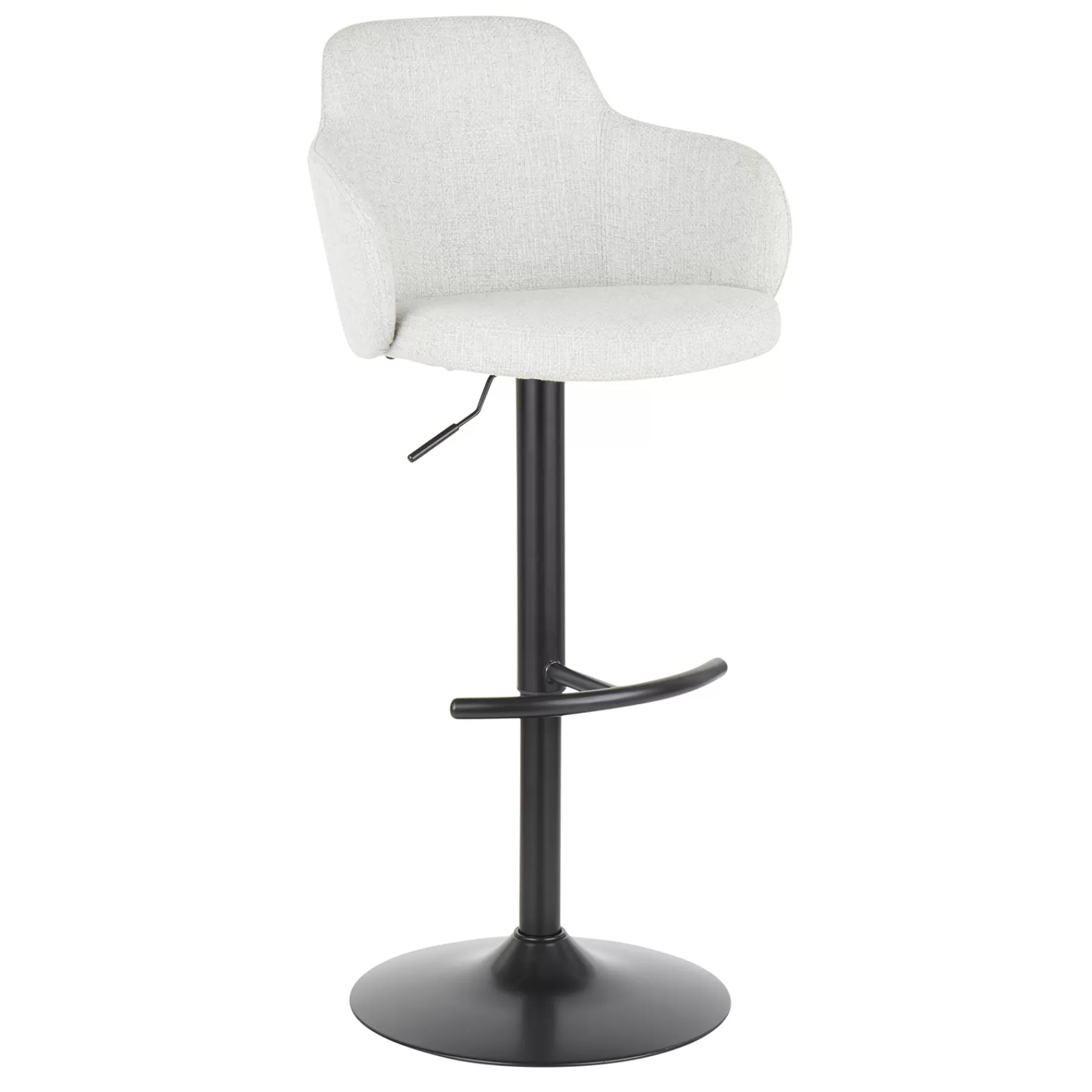 Bryce Adjustable Barstool, Light Grey Opening Sales^* Shop