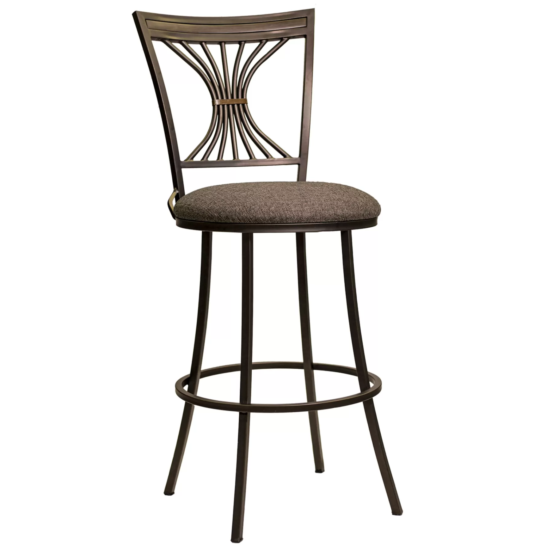 Devon Brown Swivel Barstool, 30 Featured^* Flash Sale