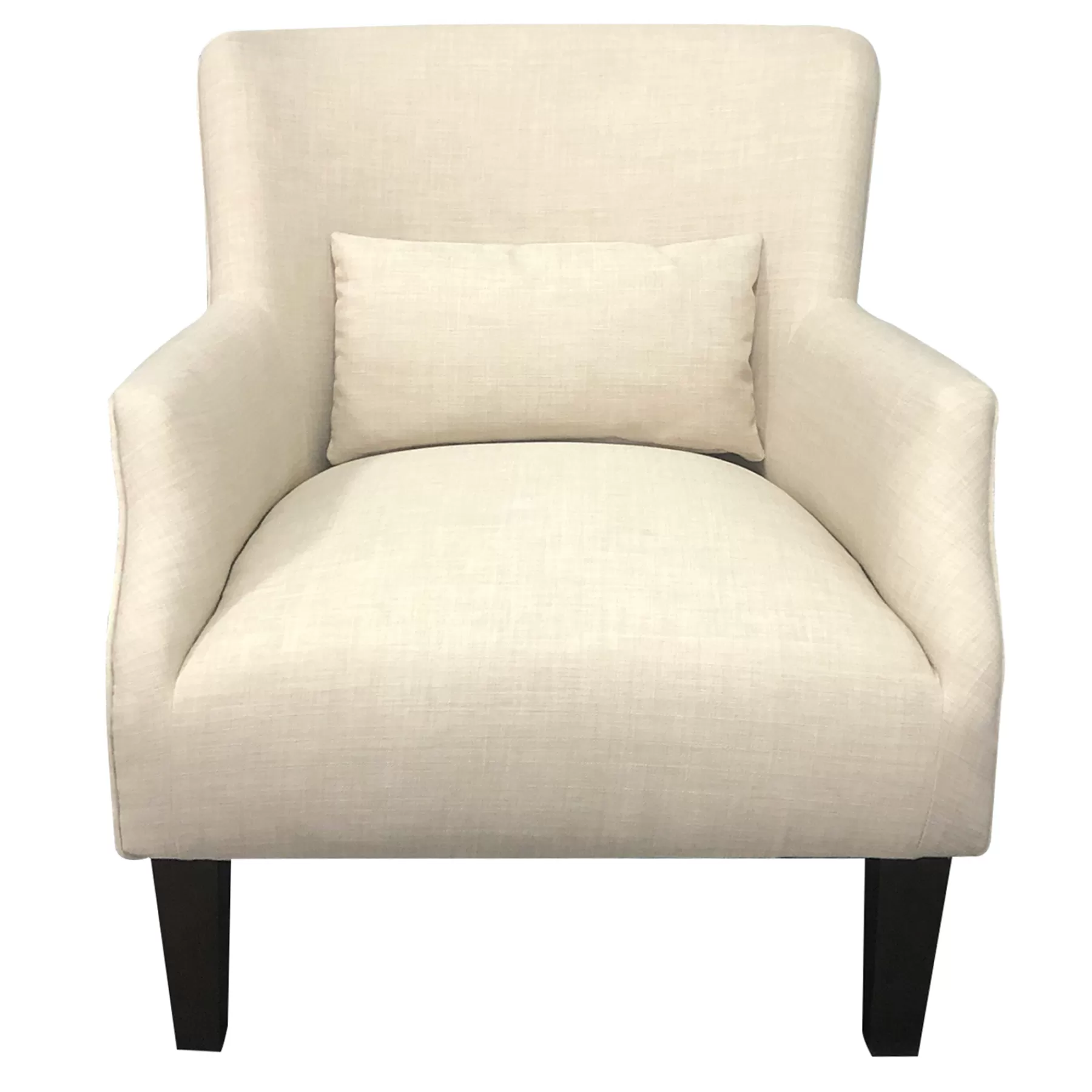 Emilee Cream Upholstered Accent Chair Premium^* Clearance