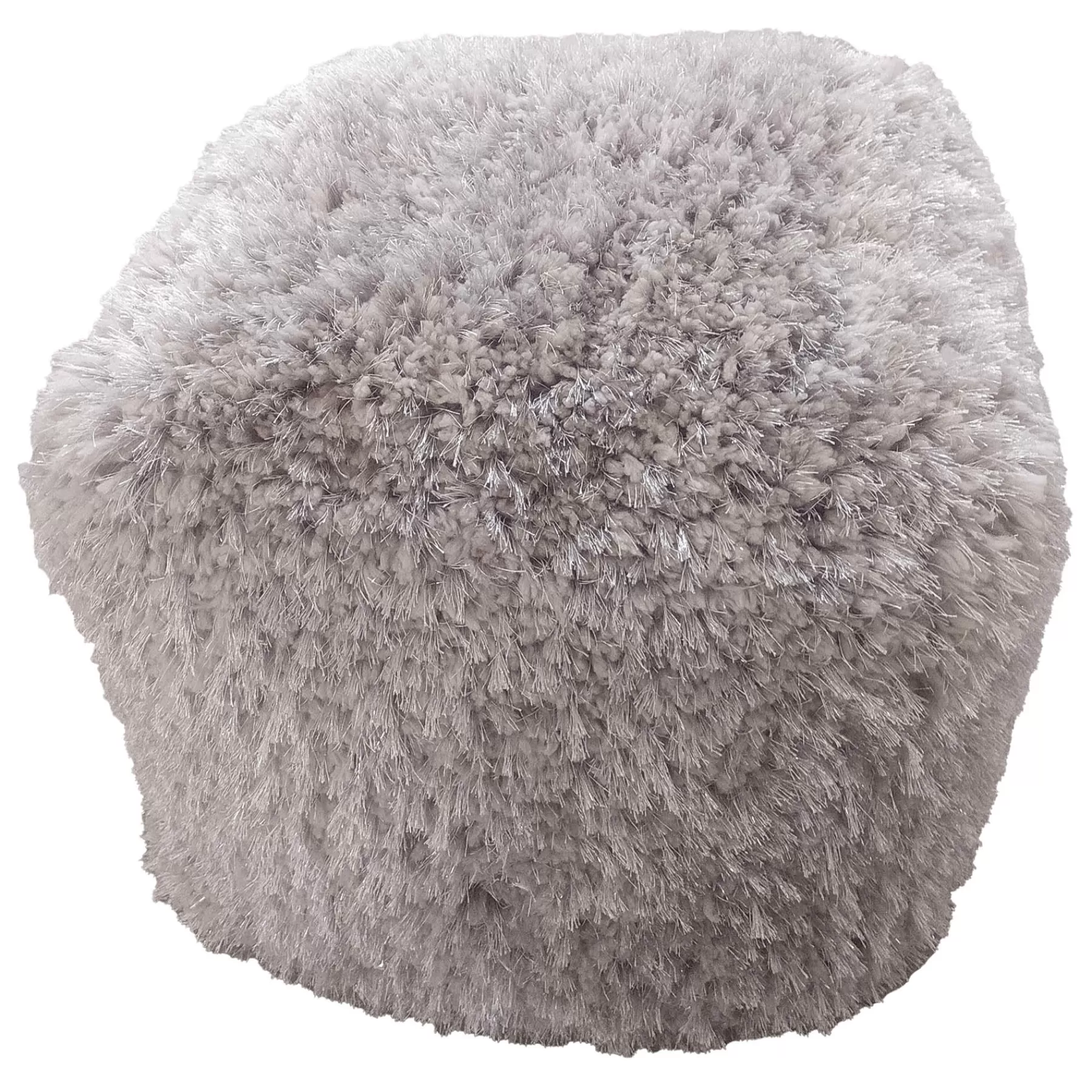 Faye Shag Pouf, Grey Online Discount^* Cheap