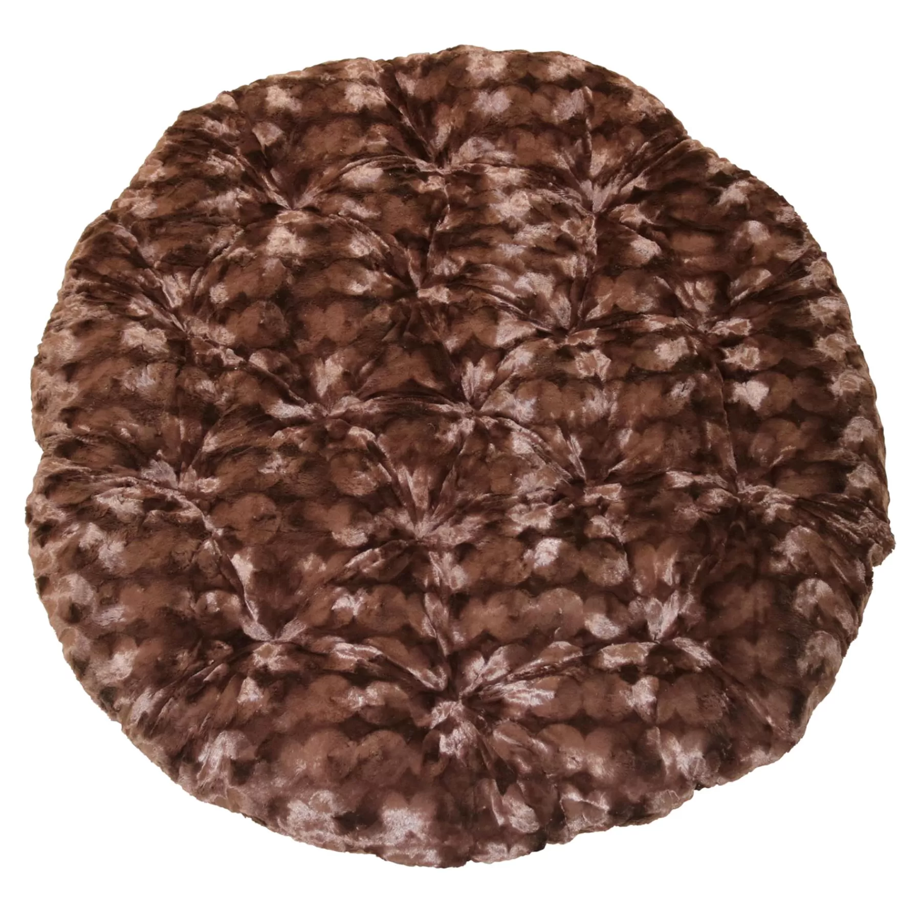 Fuzzy Papasan Cushion, Chocolate Outlet^* Hot