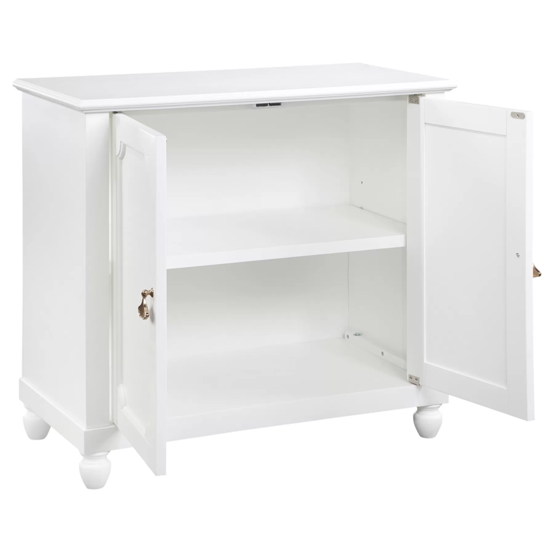 Grace Mitchell Asbury White 2-Door Cabinet Premium^* Flash Sale