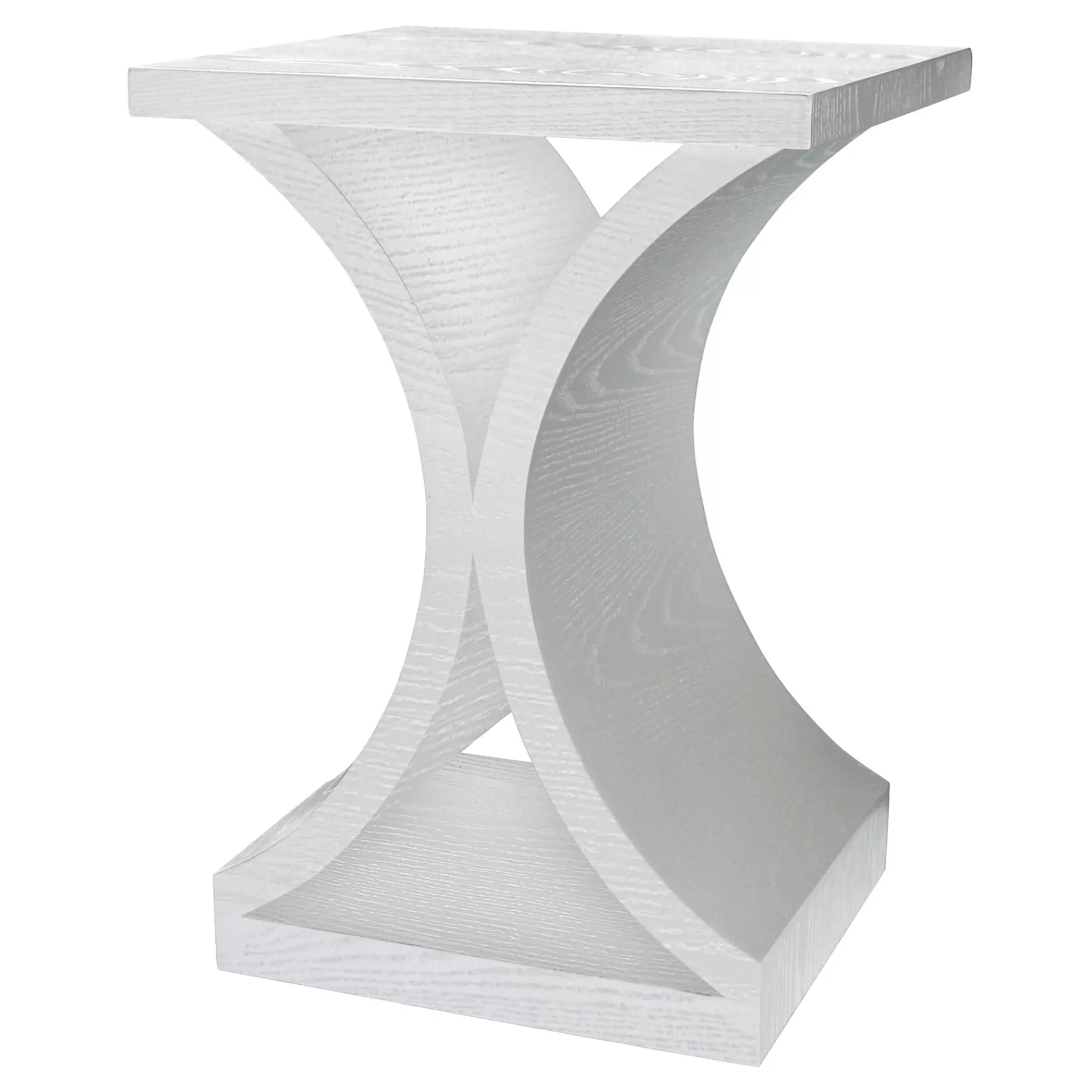 Greenwich Curved End Table Wht Flash Sale^* Discount