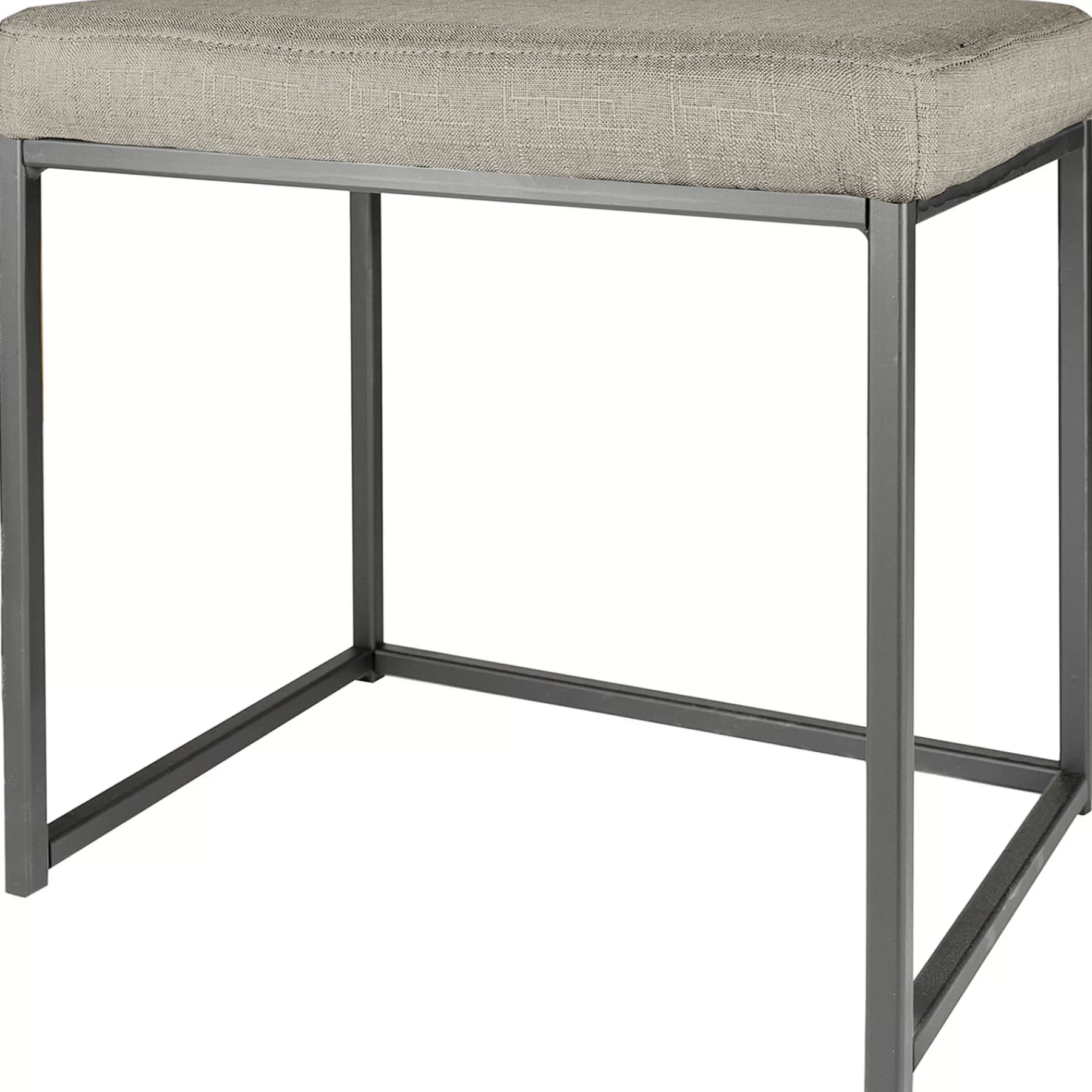 Grey Rectangle Vanity Stool Premium^* Sale