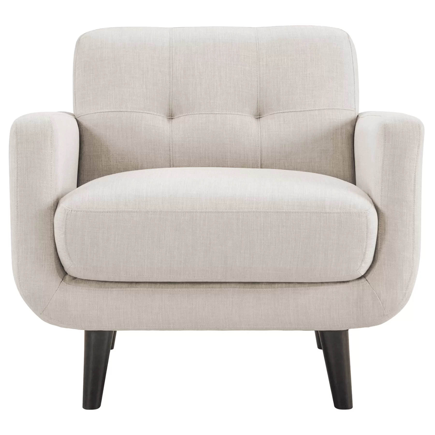 Hadley Tufted Back Accent Chair, Taupe Opening Sales^* Online