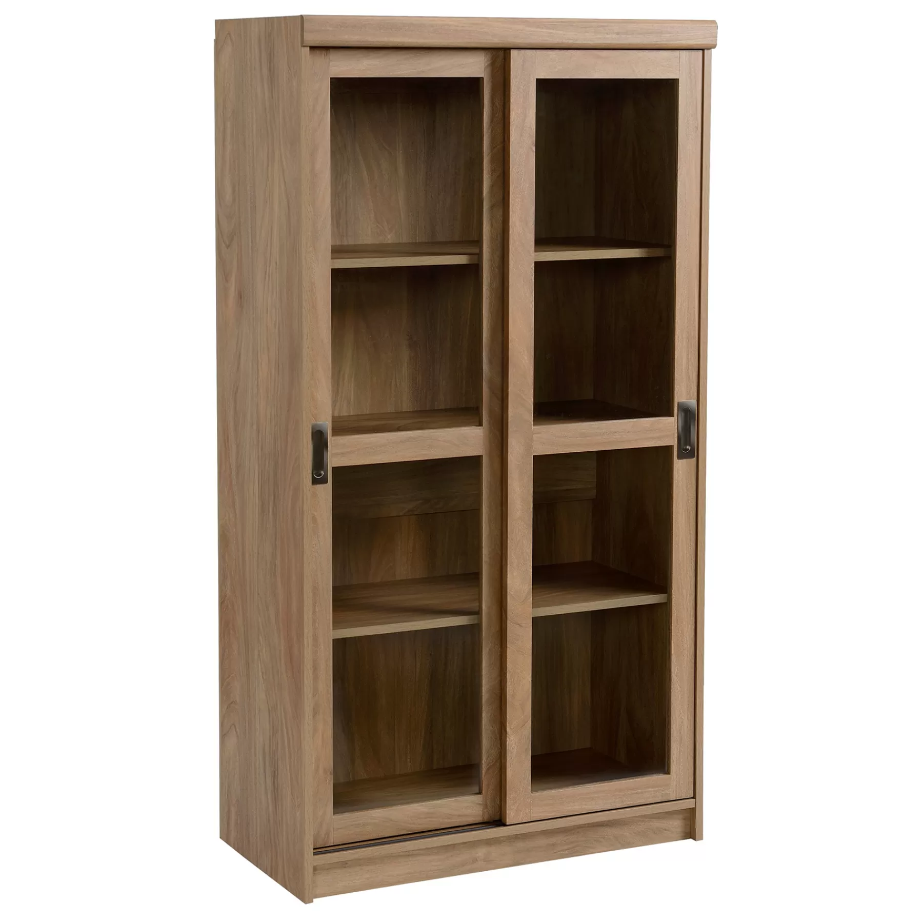 Honeybloom Fullerton 4-Shelf Sliding Door Cabinet Gift Selection^* Outlet