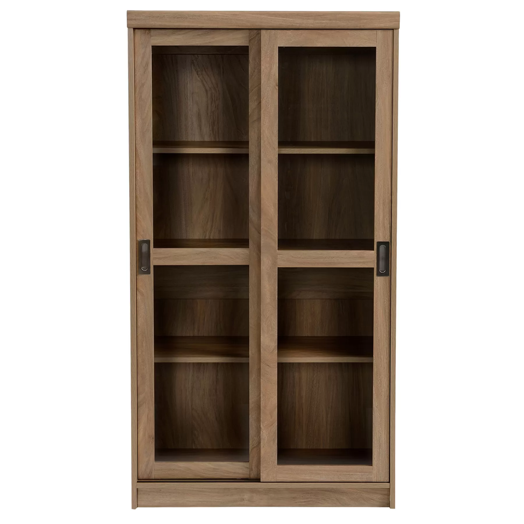 Honeybloom Fullerton 4-Shelf Sliding Door Cabinet Gift Selection^* Outlet