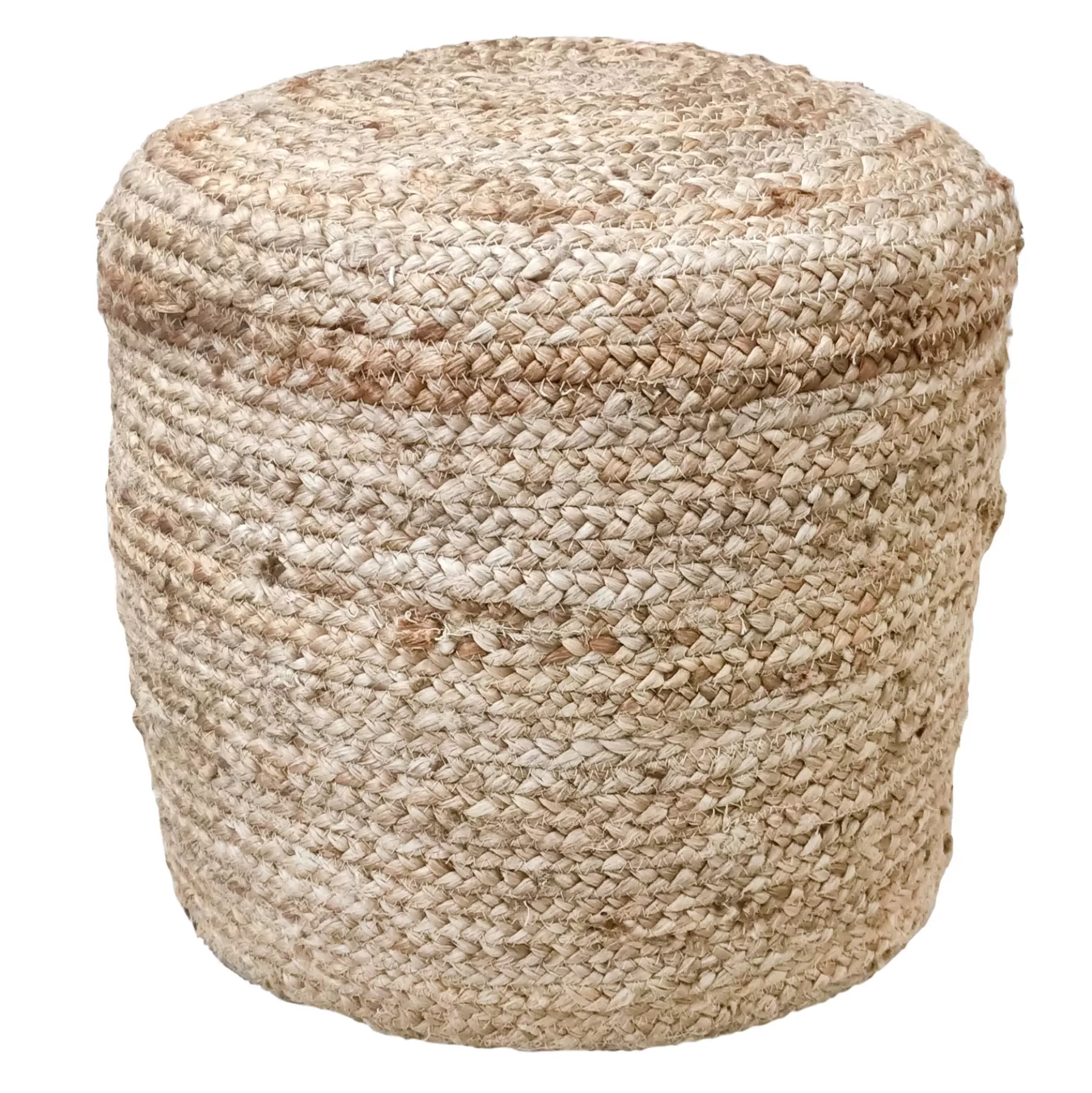 Honeybloom Karson Jute Pouf Exquisite Gifts^* Best Sale