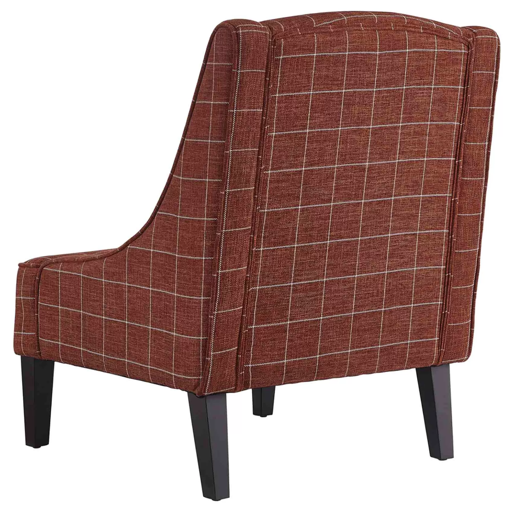 Honeybloom Kayson Paprika Plaid Accent Chair Low Price^* Best Sale