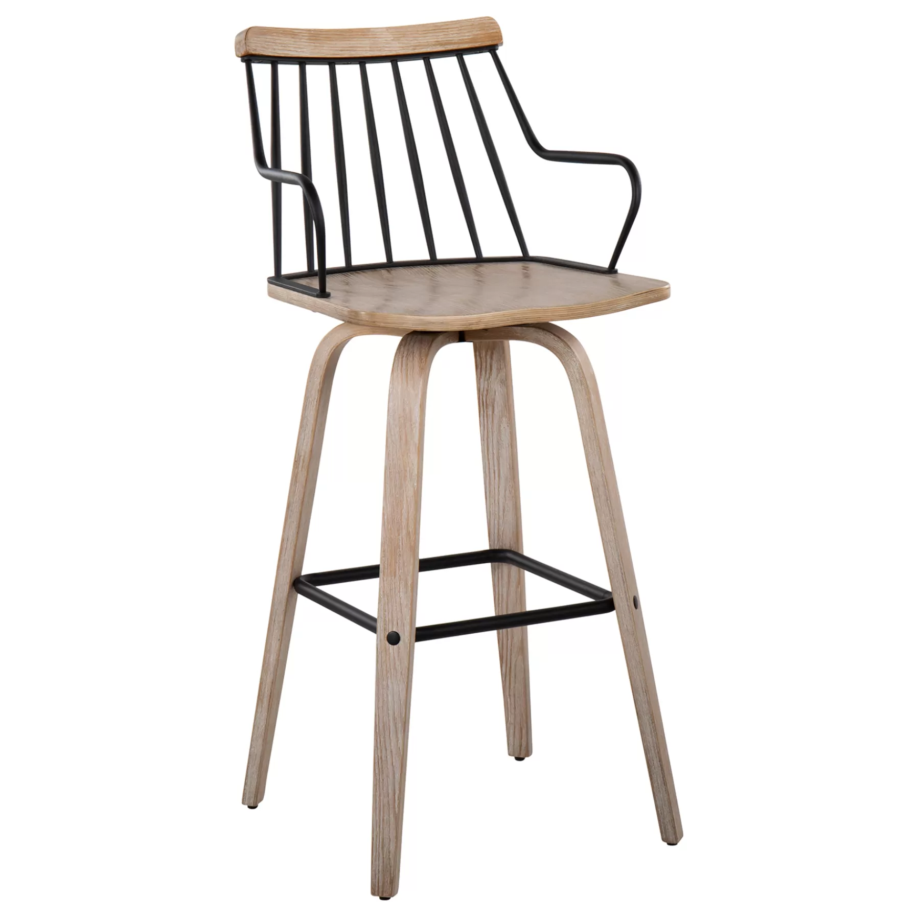 Honeybloom Whitley Swivel Barstool Opening Sales^* Discount