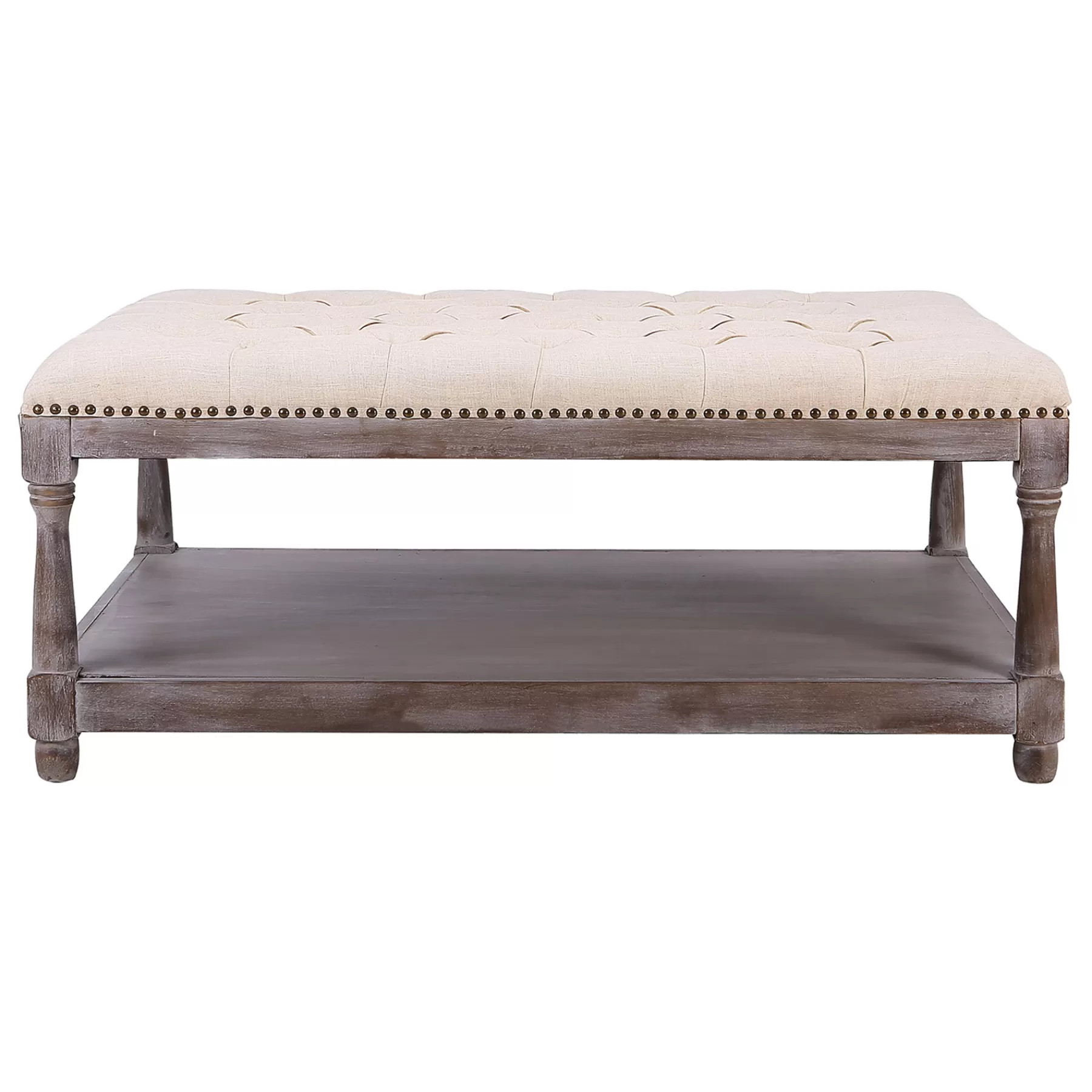 Jardan Tufted Ottoman Natural Kd Opening Sales^* Clearance