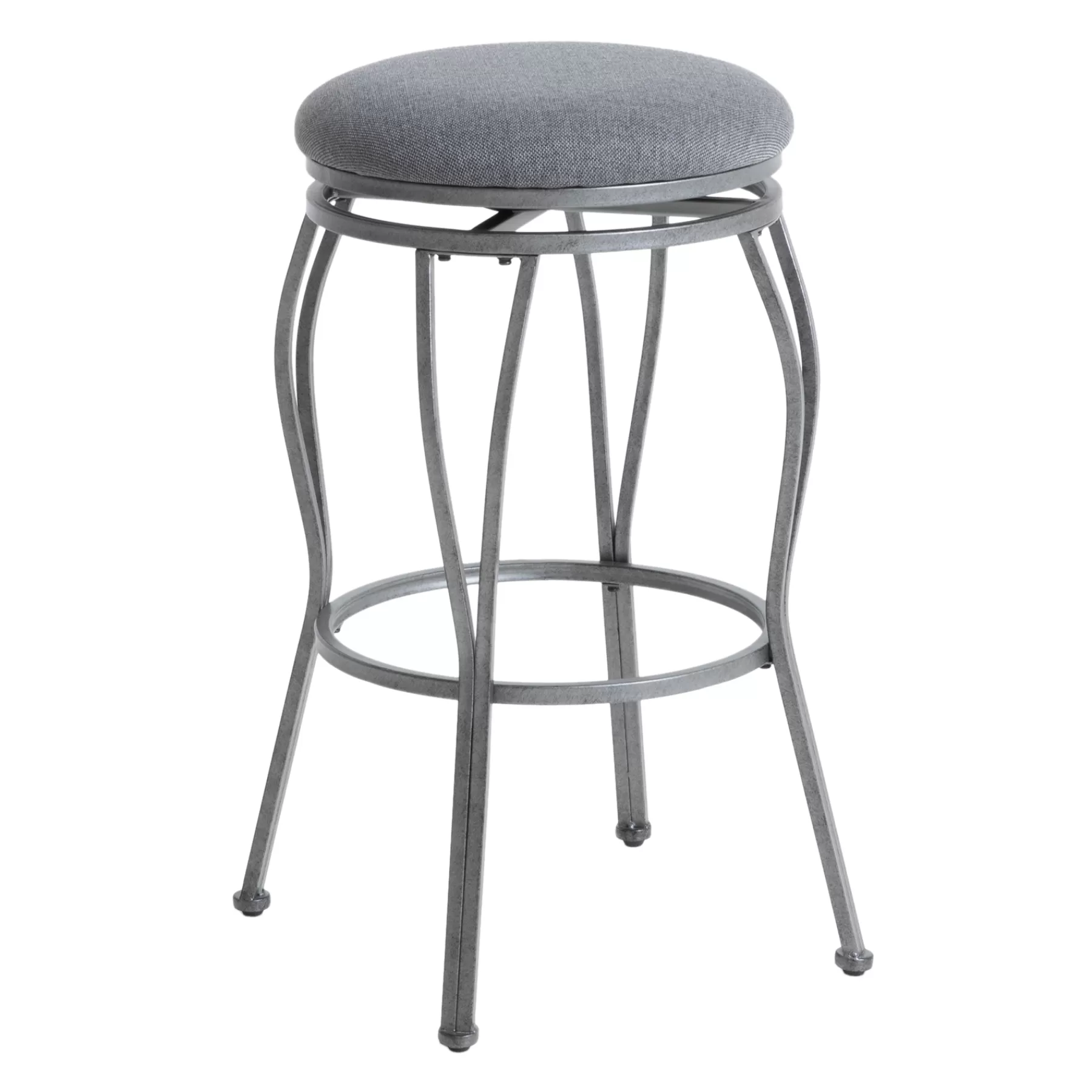 Joseph Light Grey Backless Barstool, 29 Bargain Sale^* Sale