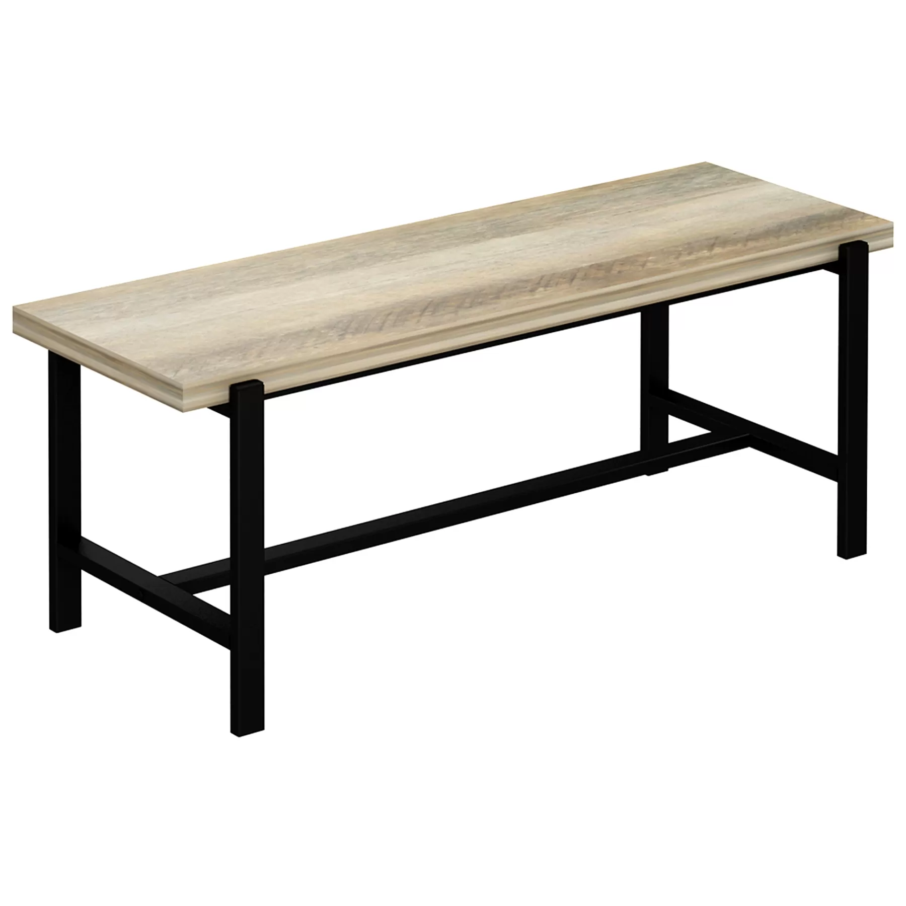 Loggy Wood & Metal Dining Bench, 47 Less Expensive^* Cheap