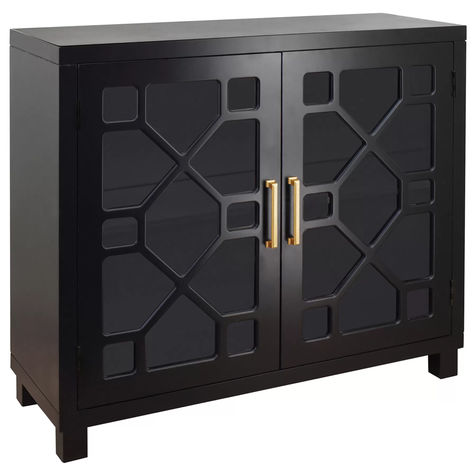 Merrick Black Glass Pane Cabinet Exquisite Gifts^* Best