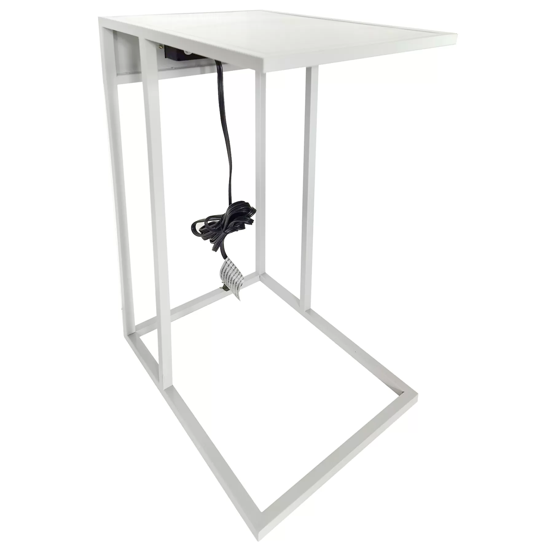 Metal C-Table With Usb Port, Grey Exquisite Gifts^* Best Sale