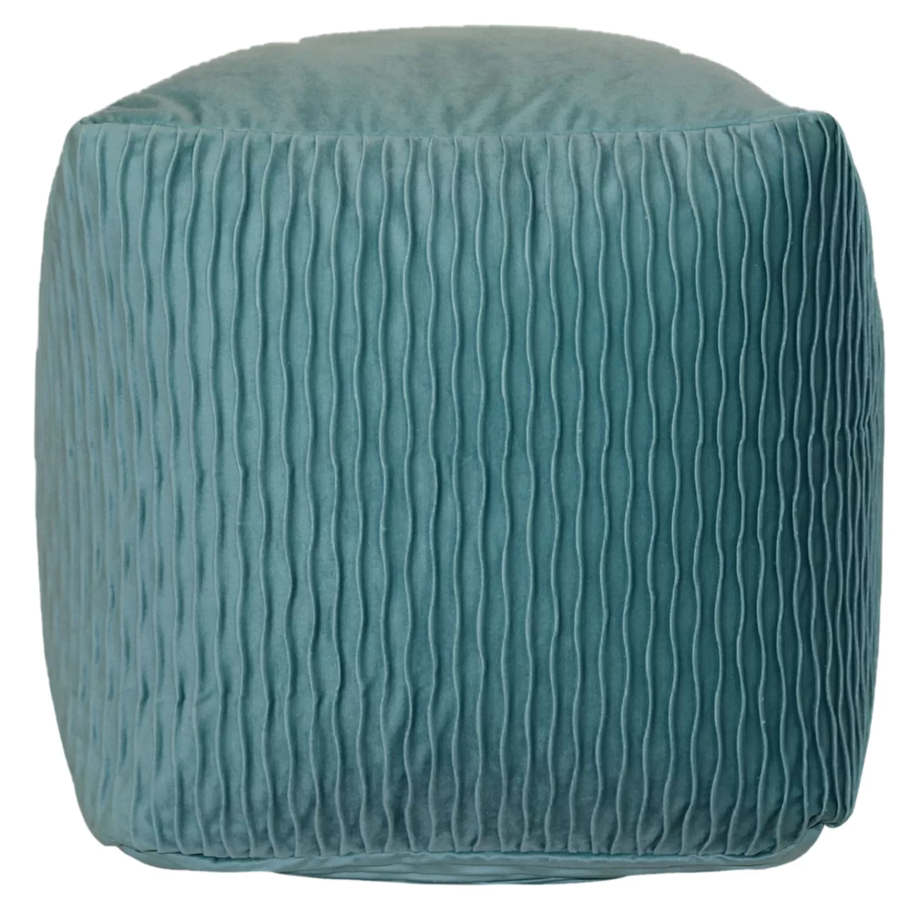 Mineral Blue Ripple Pouf Online Discount^* Hot