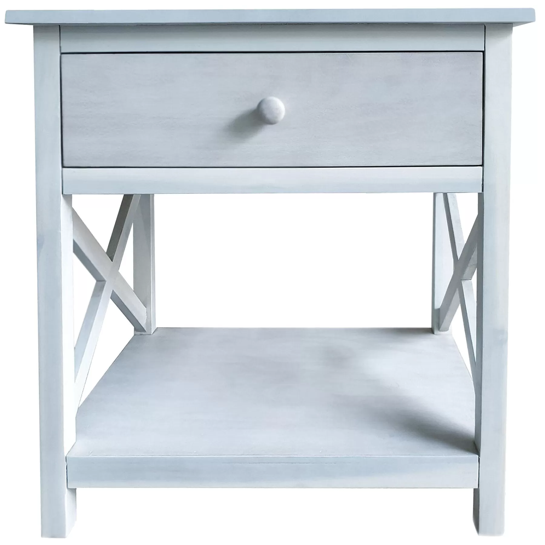 One Drawer Xavier Table White Cheaper^* Cheap