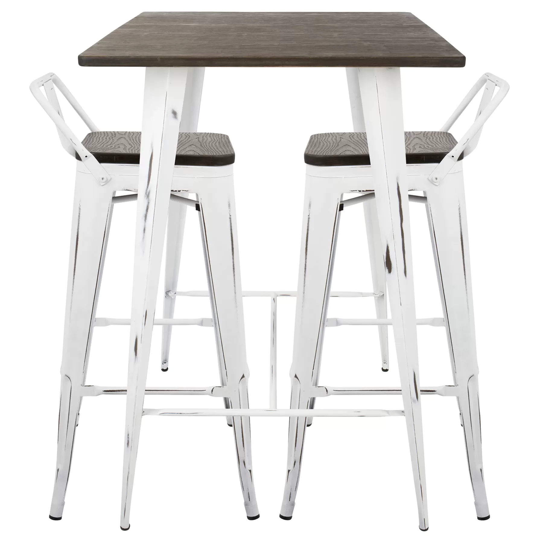 Oregon 3-Piece White Dining Table Set Premium^* Store