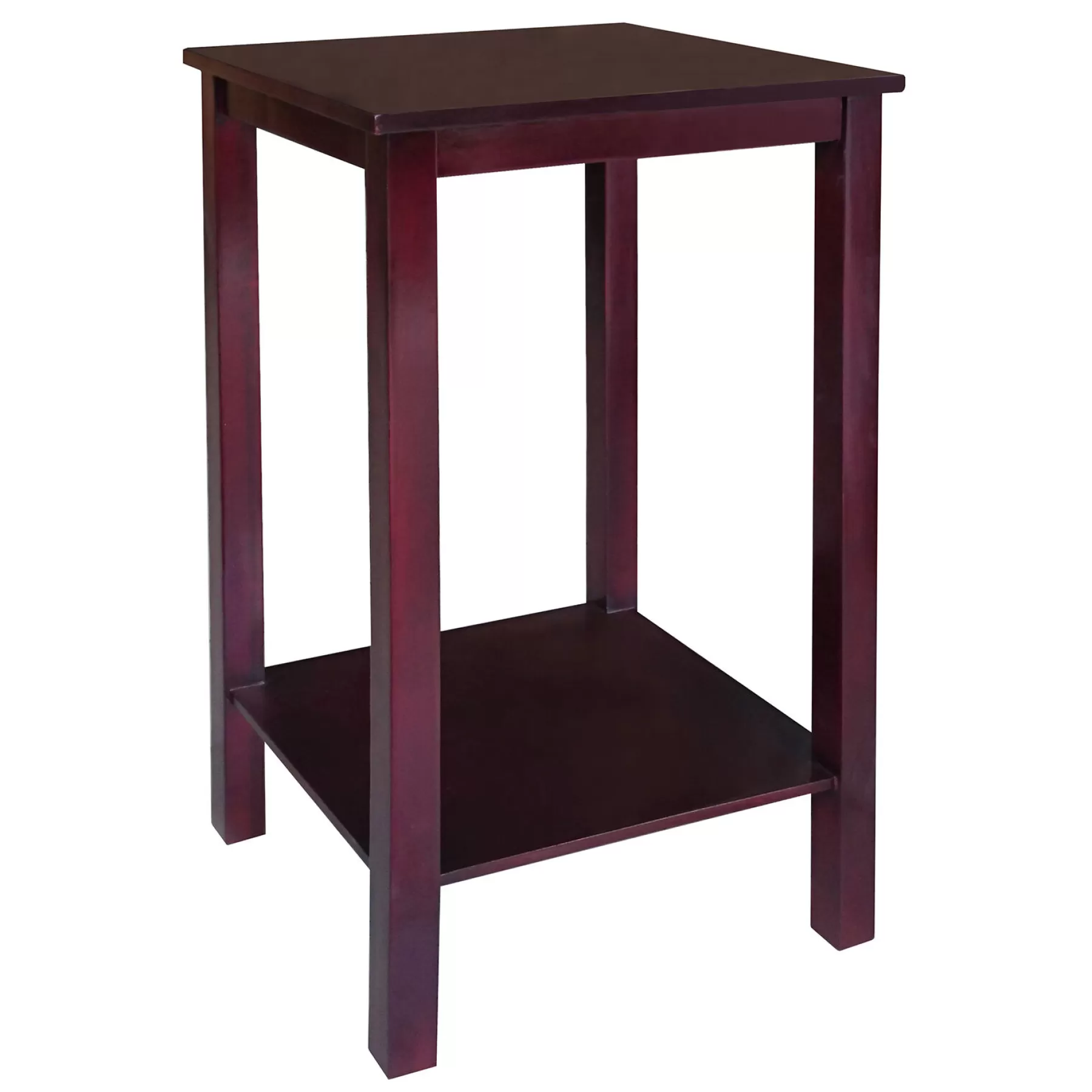 Pratt Espresso Brown Square Accent Table, 25 Online Discount^* Store