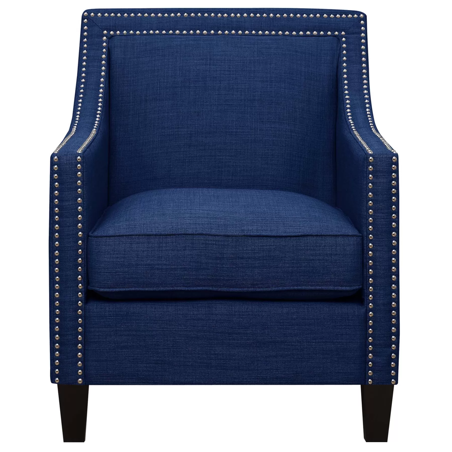 Providence Erica Studded Accent Chair, Blue Outlet^* Sale