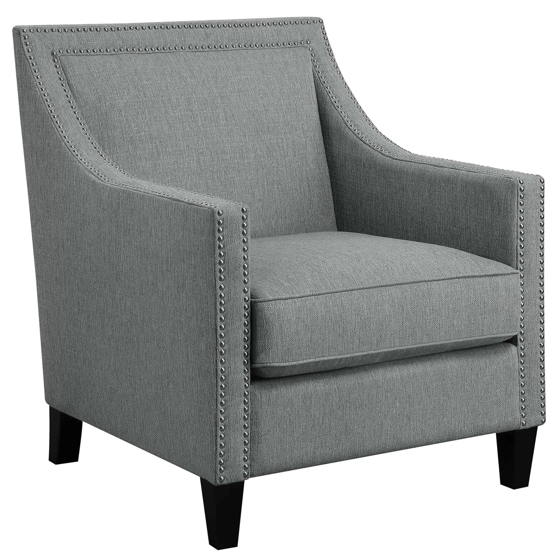 Providence Erica Studded Accent Chair, Grey Promotion^* Clearance