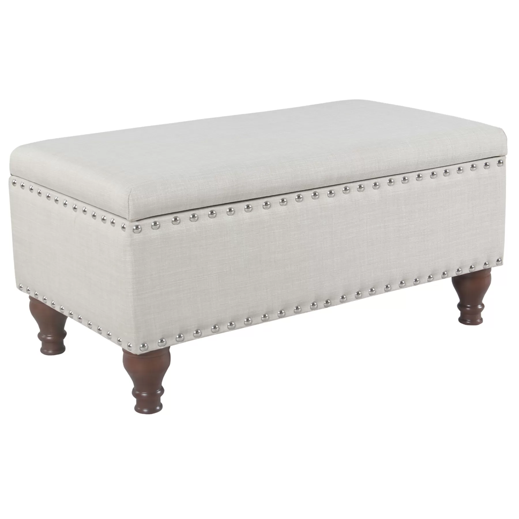 Providence Jasmine Linen Storage Ottoman, Beige Outlet^* Discount