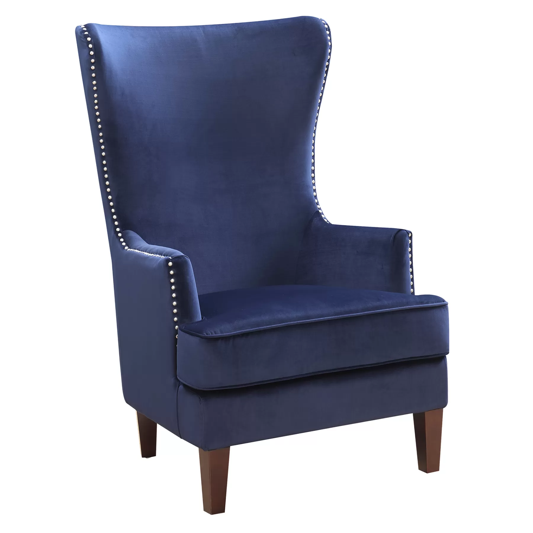 Providence Kori Accent Chair, Navy Less Expensive^* Flash Sale