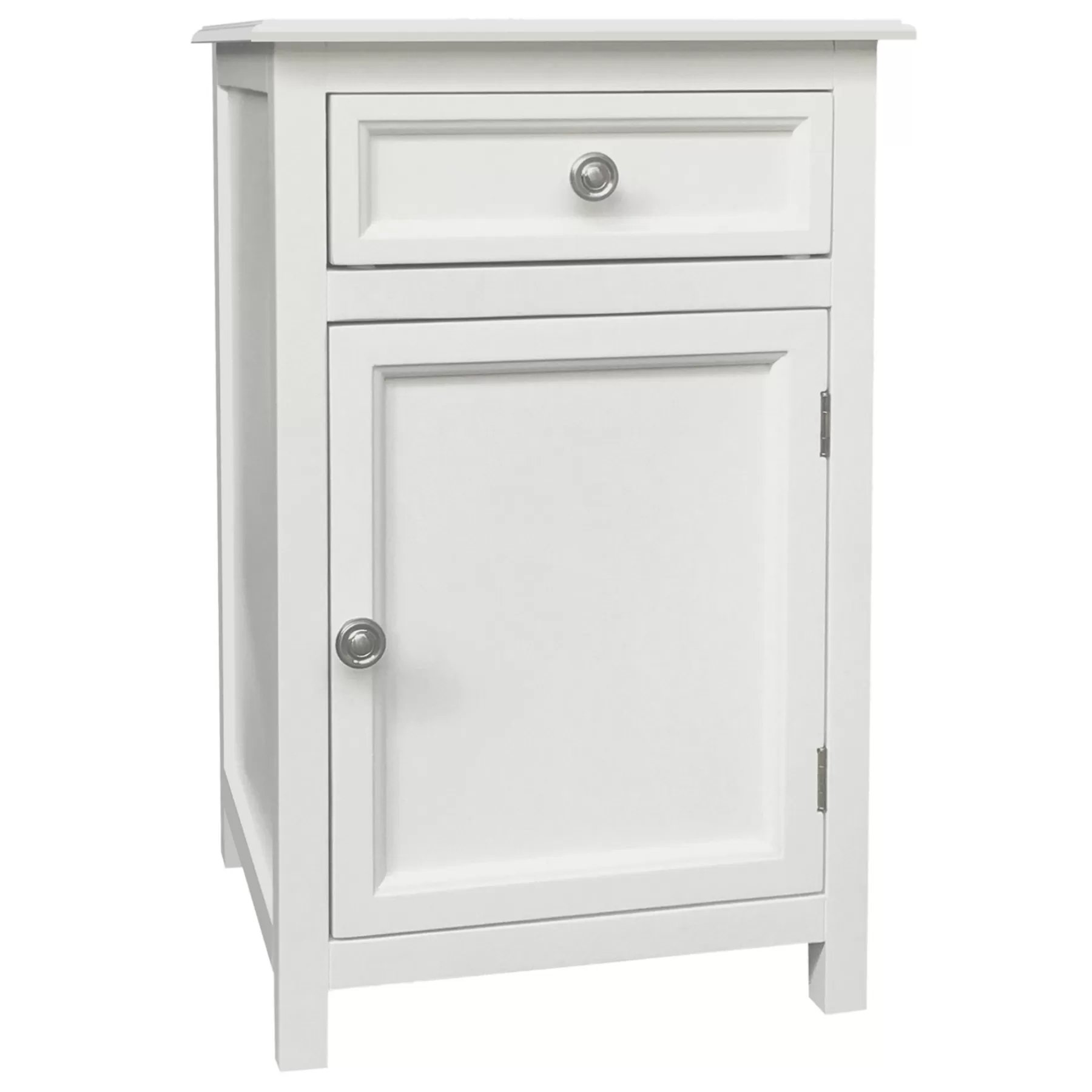 Providence Layne 1-Drawer 1-Door White Cabinet Promotion^* Clearance