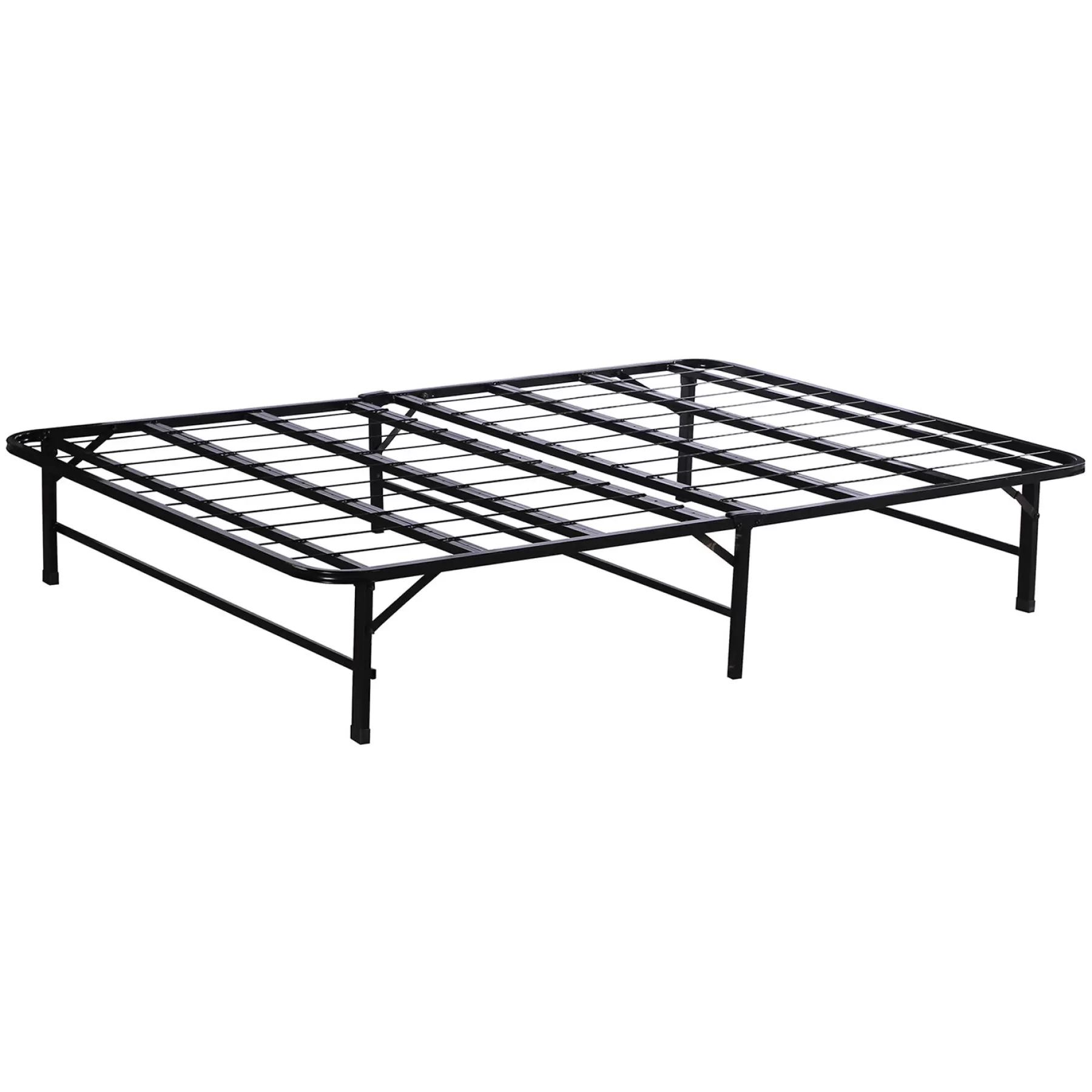 Queen Metal Mattress Platform Frame Outlet^* Hot