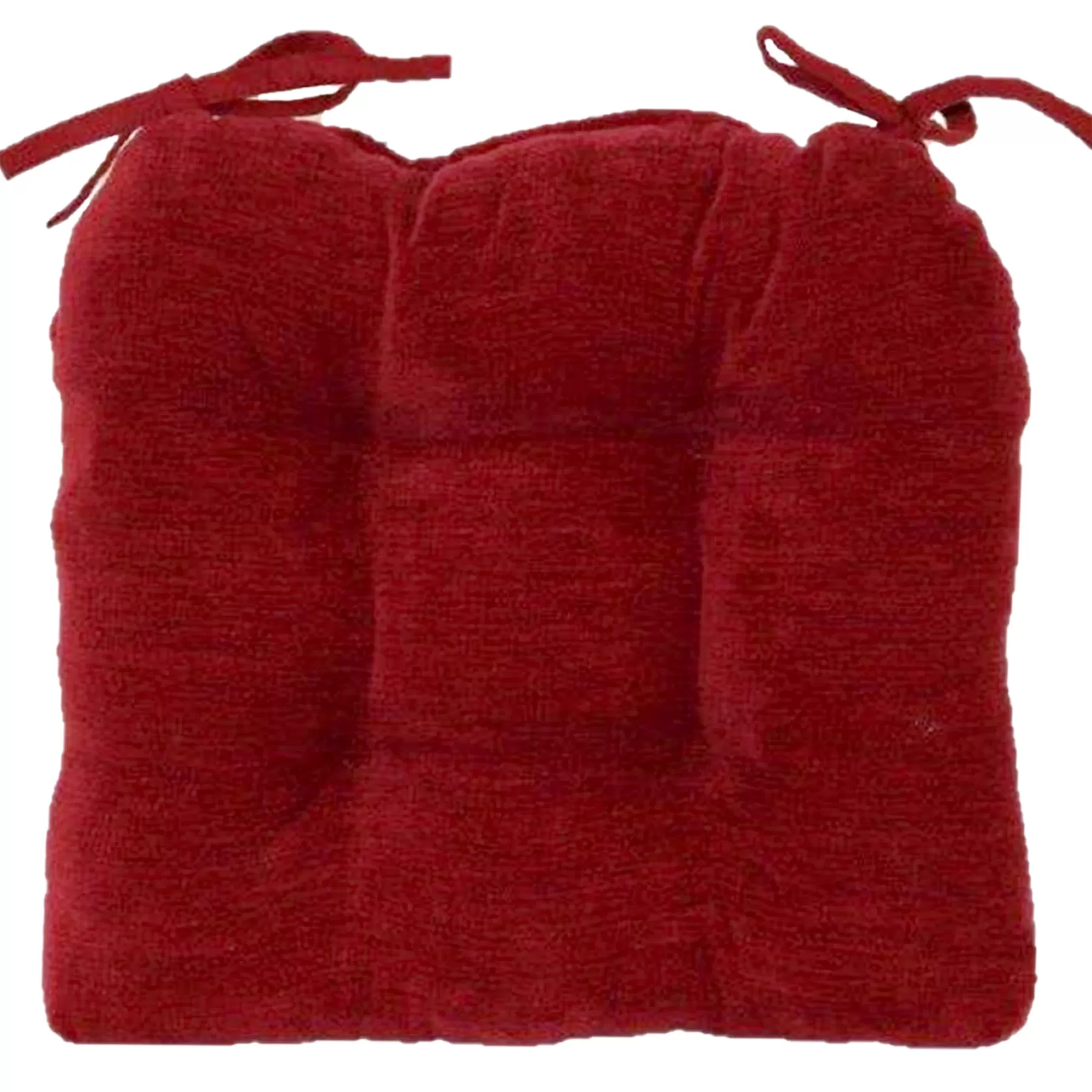 Reese Chenille Red Chair Pad Good Quality^* Cheap