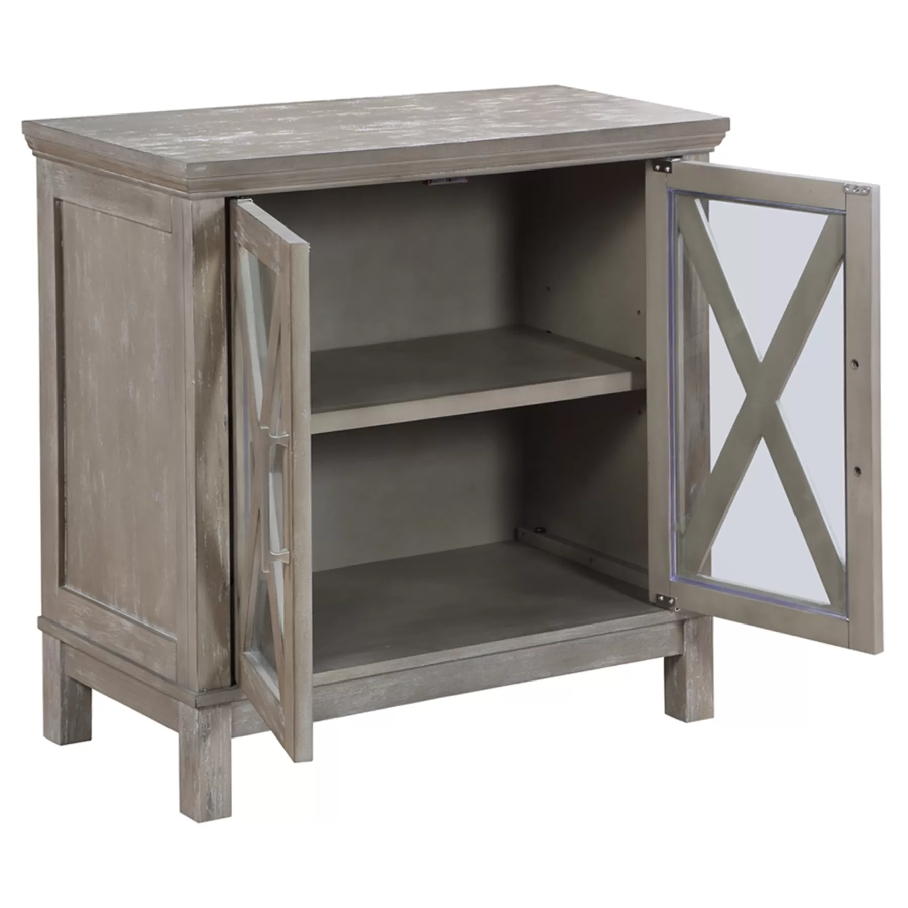 Rowan 2-Drawer Grey Cabinet Flash Sale^* Discount