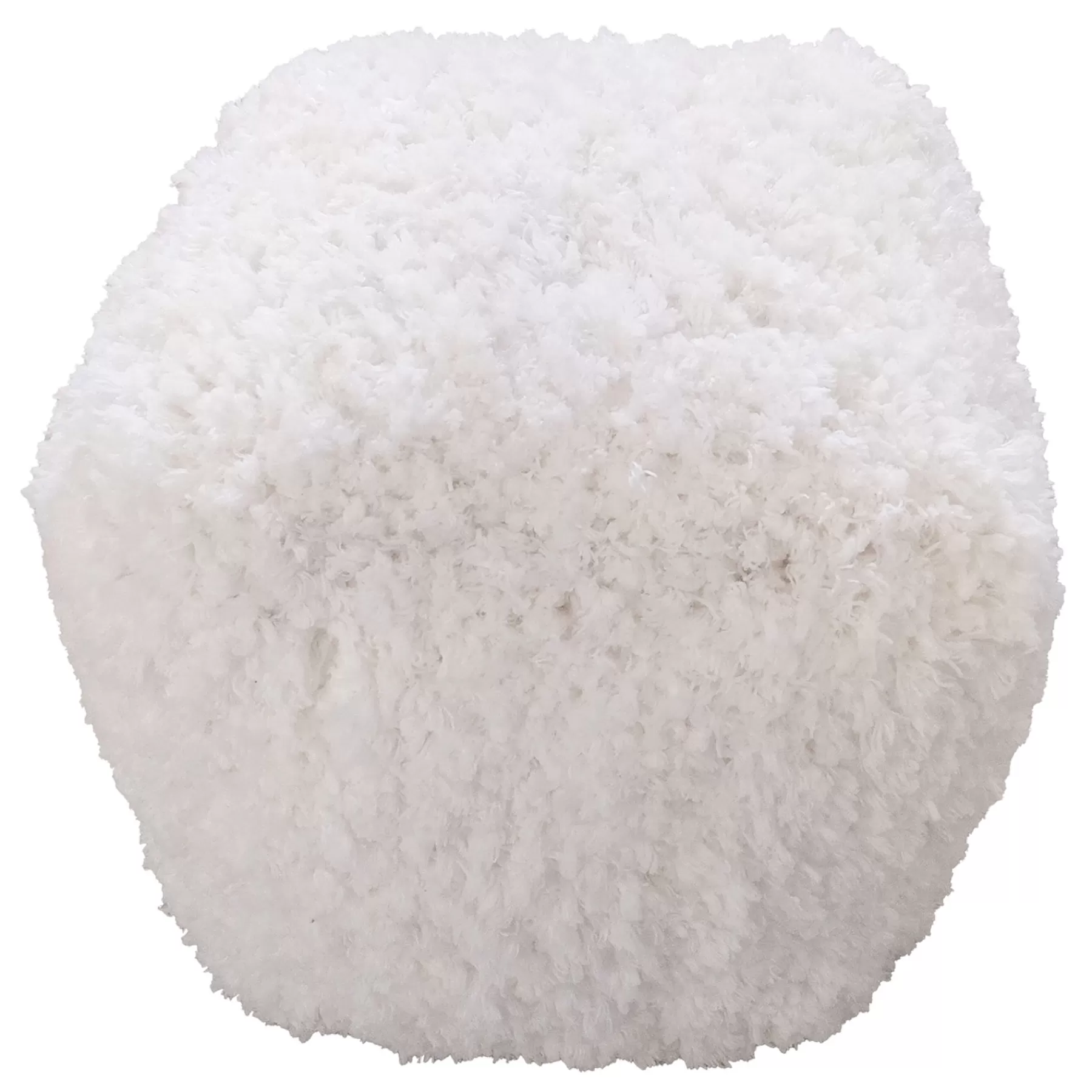 Sammy Shag Pouf, Ivory Opening Sales^* Online