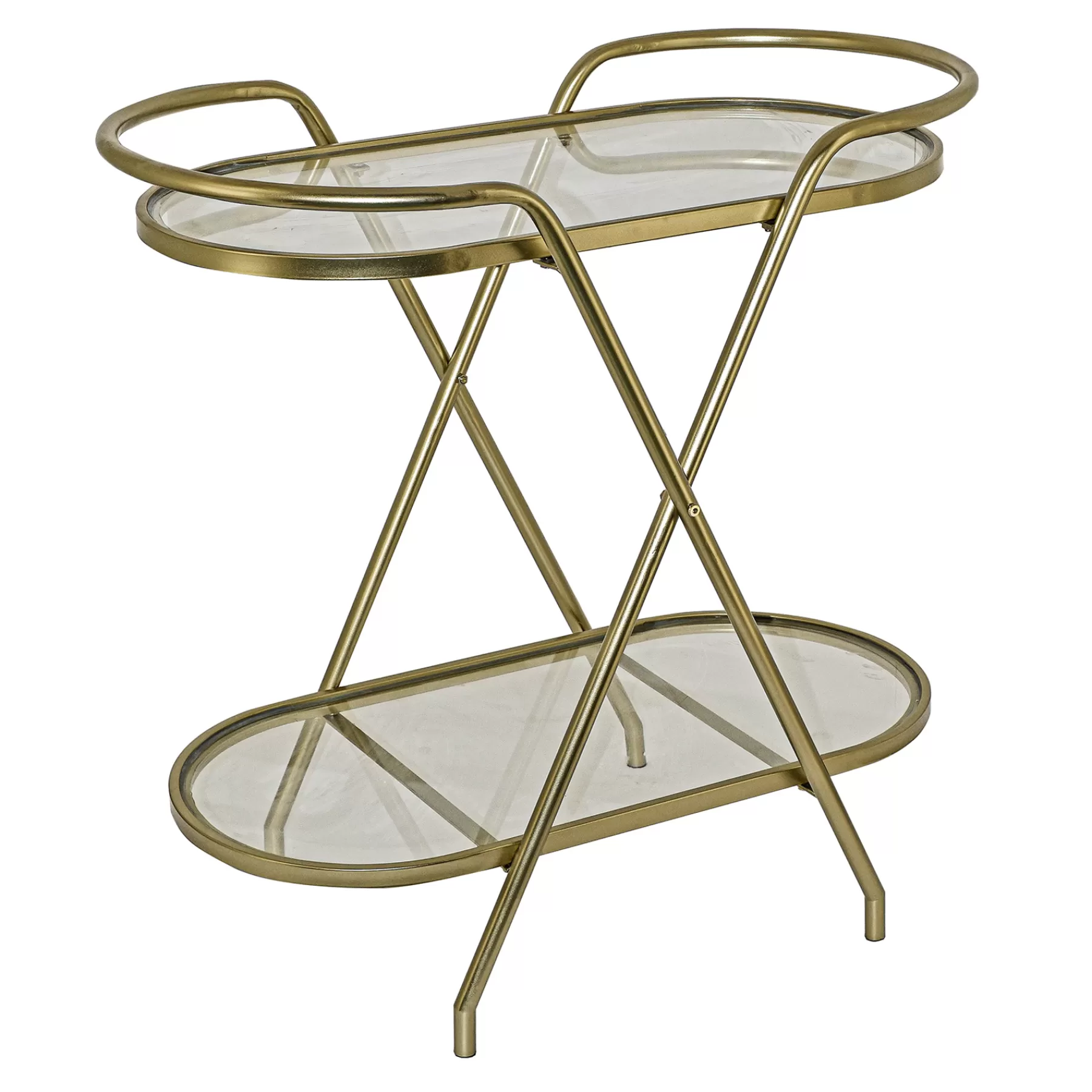 Sinclair Gold Metal Bar Cart Clearance^* Best Sale