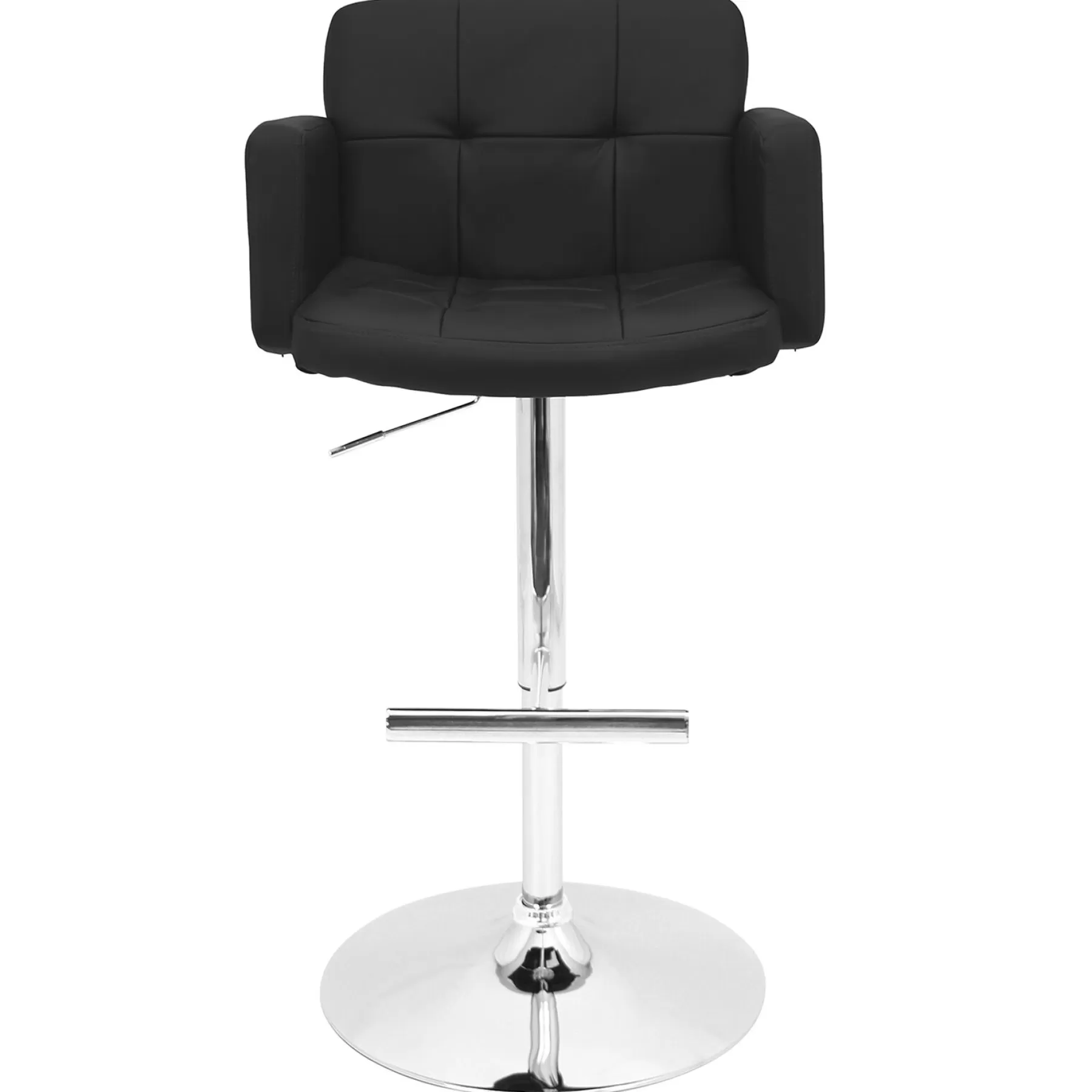 Stout Black Faux Leather Adjustable Barstool Promotion^* Shop