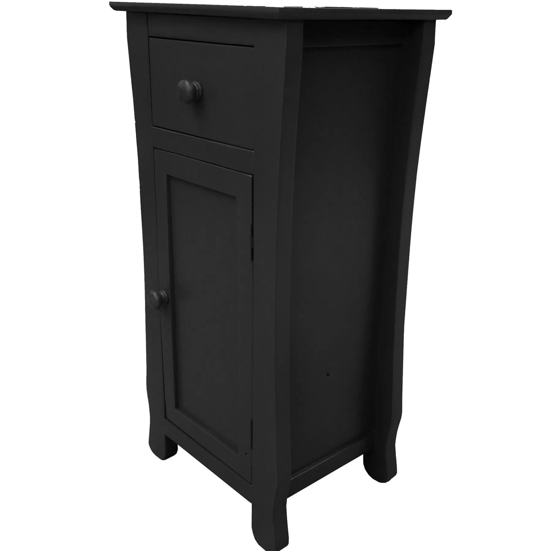 Theodore Black 1-Drawer Cabinet End Table, 29 Clearance^* Store