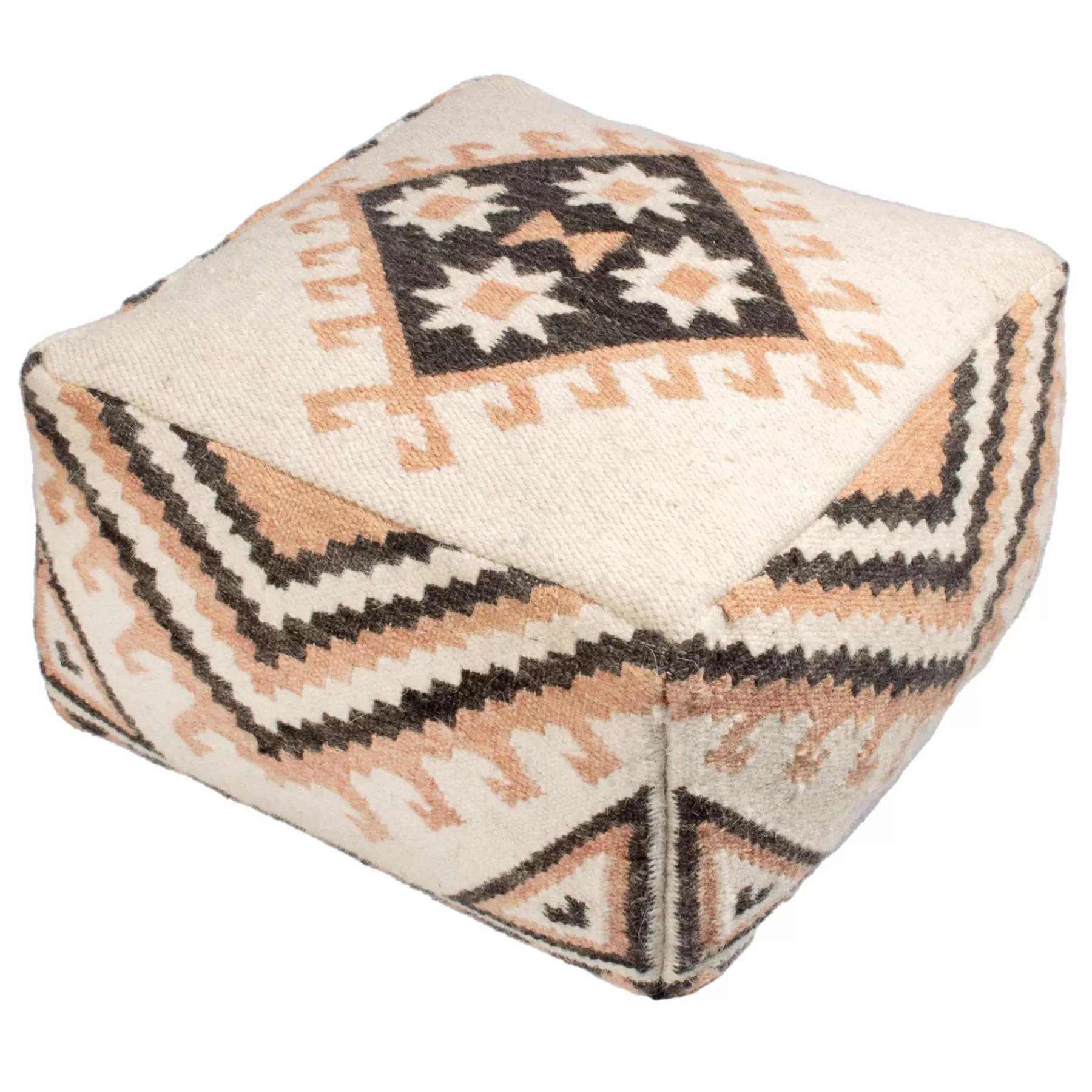 Tracey Boyd Kilim Pouf Neutral Discount^* Cheap