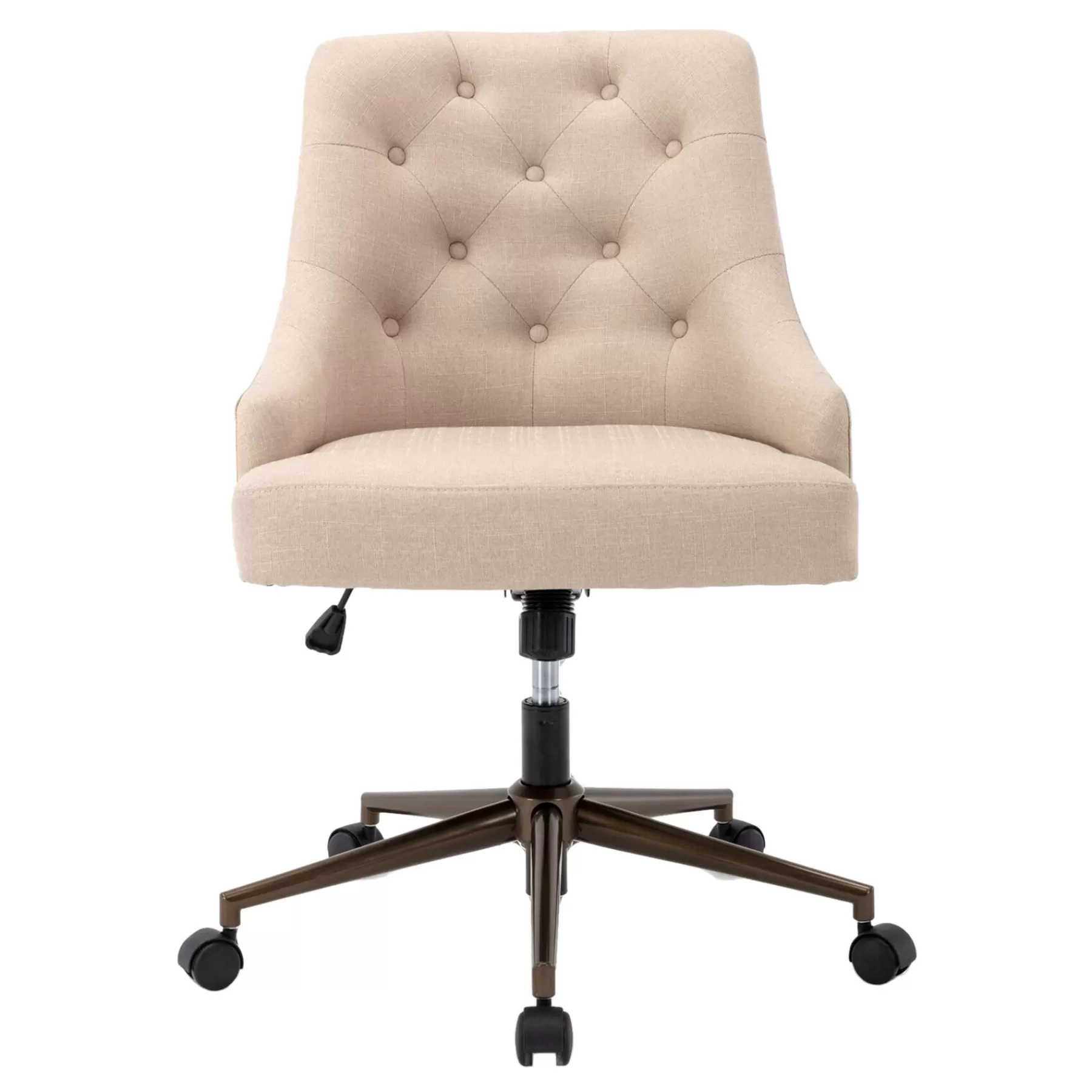 Tufted Cream Adjustable Office Chair Promotion^* Cheap