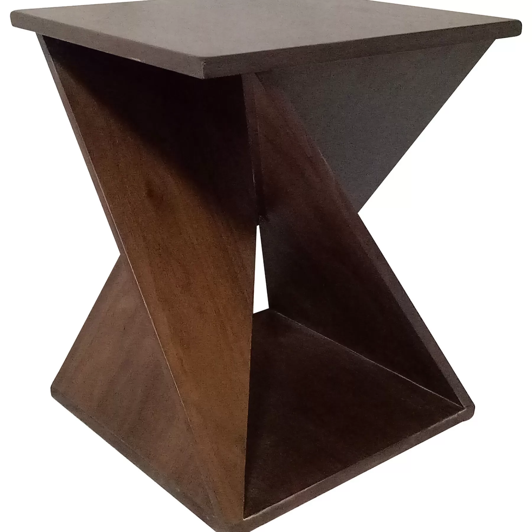 Twisted Brown End Table Good Quality^* Best