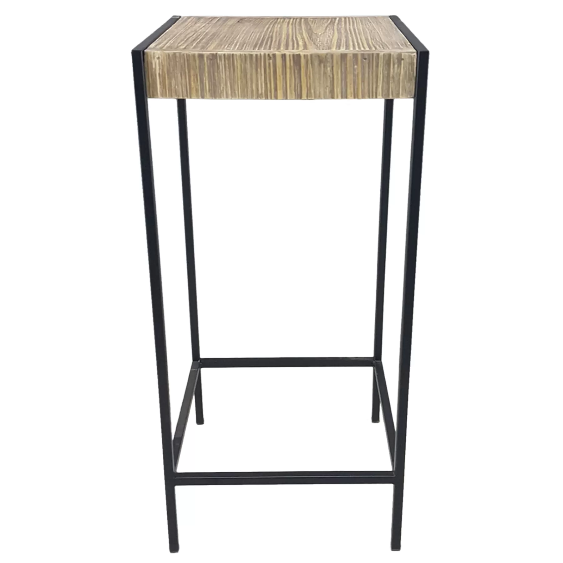 Wood Top Metal Base Plnt Stand Online Discount^* New